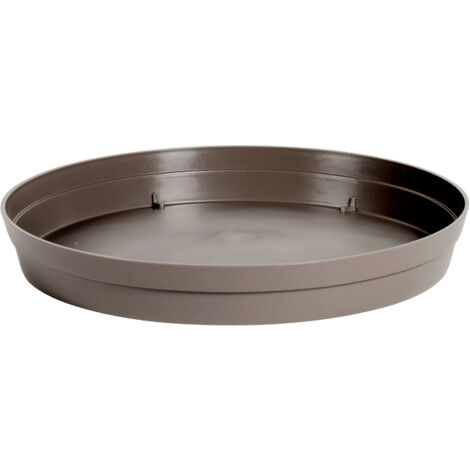 EDA – Soucoupe ronde Ø 40 cm pour pot Ø 60 cm – Polypropylène recyclable – Résistante aux chocs, UV et gel – Pour intérieur et extérieur