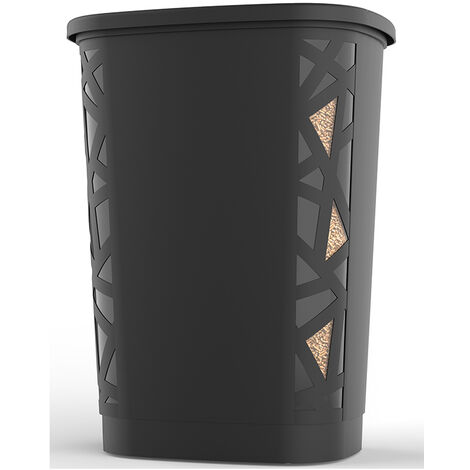 EDA – Coffre à granulés XL 70L pour 45 kg de pellets – Dimensions 49,5 x 37,9 x 66,4 cm – Roues multidirectionnelles pour transport facile