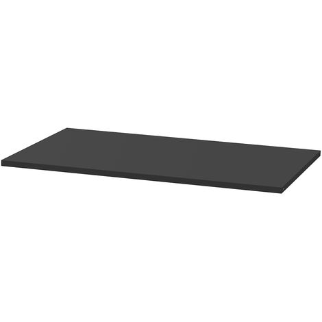 Le Marquier – Étagère intérieure noire 76x50,6cm en acier époxy – Fixation facile avec 4 taquets – Compatible avec tous les modules de cuisine