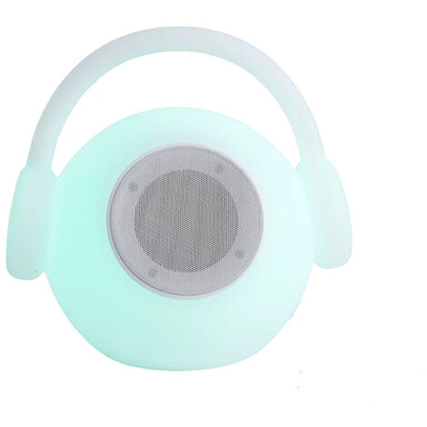 Enceinte d'extérieur lumineuse LED portative - Jardideco
