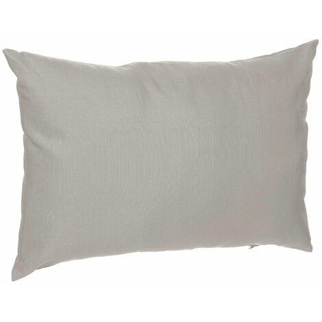 Hesperide – Coussin d'extérieur taupe 50 x 30 cm – Tissu déperlant et traité anti-UV – Rembourrage polyester 280 g/m² – Confort optimal pour jardin