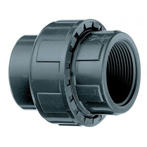 Union mixte 3 pièces PVC pression femelle/taraudé 63 x 2" - Fitt (1/5)
