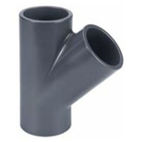 Té égal PVC pression 45° Ø 50 mm - Fitt