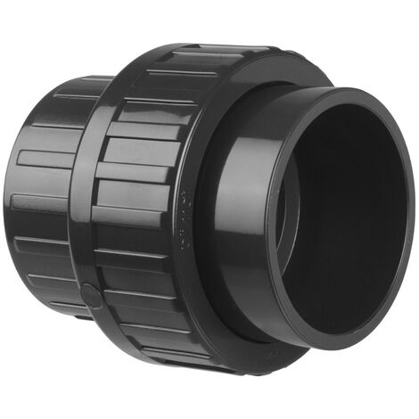 Union 3 pièces PVC pression femelle Ø 63 mm - Fitt (1/4)
