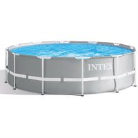 Piscine Tubulaire Graphite Ronde 417 X 109 M Intex 26386