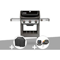 Barbecue gaz Weber Spirit II E-310 + plancha + Housse + Thermomètre IGrill 3