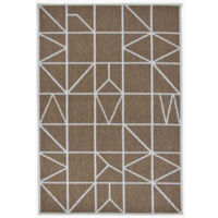 Tapis extérieur rectangulaire Alexandrie 115 x 180 cm en laine synthétique - Jardiline