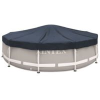 Intex – Bâche de piscine hiver Ø4,57m – Triple épaisseur PVC – Traitement anti-UV – Protection optimale pour piscine hors-sol
