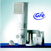 GRE – Filtre à cartouche de piscine 3,8 m³/h – Débit 3,8 m³/h – Pour piscines jusqu'à 21 m³ – Moteur étanche IPX8 12V