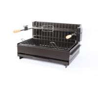 Barbecue Charbon LE MARQUIER Vulcain Tournebroche 61cm x 33cm