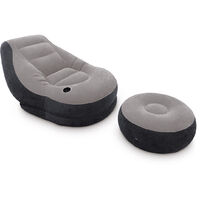 Ensemble fauteuil + pouf gonflables Ultra Lounge - Intex