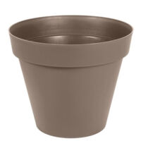 POT ROND TOSCANE XL 80X66CM 170L TAUPE EDA PLASTIQUE