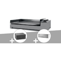 Plancha gaz Premium 75 acier avec housse et couvercle pour plancha - Forge Adour