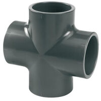 Croix PVC pression 90° femelle Ø 50 mm - Fitt
