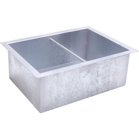 Fonderia Bongiovanni – Tiroir à cendres en acier galvanisé 29x39x14 cm – Récupérateur de cendres – Pour cheminées et poêles à bois