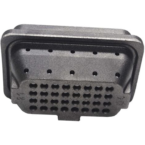 Brûleur à creuset en fonte pour poêle à granulés de différentes tailles : 16,5x10,6x7,6 h cm