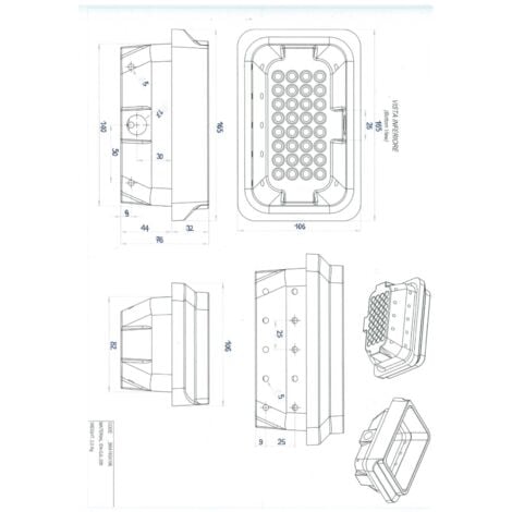 Brûleur à creuset en fonte pour poêle à granulés de différentes tailles : 16,5x10,6x7,6 h cm