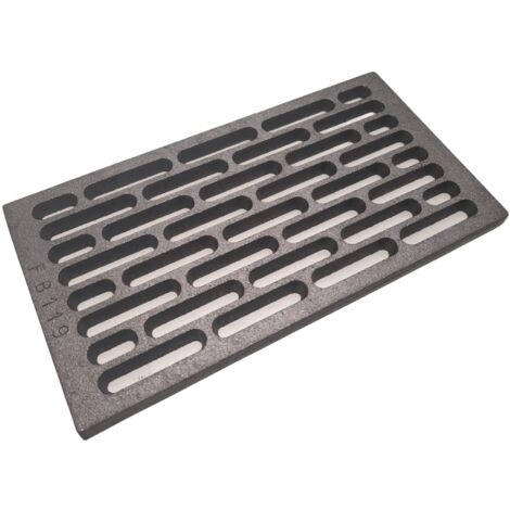 Grille à Cendres Fonte Lunaway 36,2x10 Cm - Pour Cheminée Et Poêle à Bois
