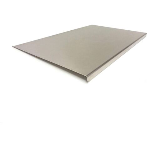 Fonderia Bongiovanni – Planche à pâtisserie en acier inoxydable AISI 304 – Épaisseur 1,5 mm – Dimensions 50x48 cm – Butée avant 2 cm – Coins arrondis