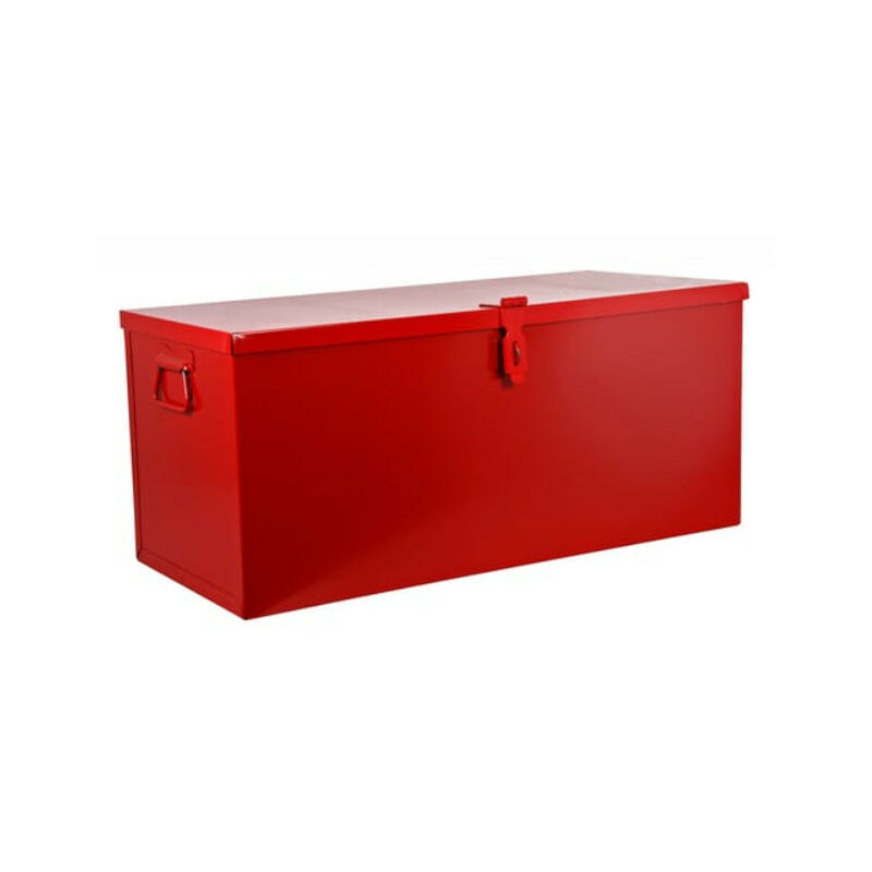 Coffre métallique rouge 1000x550x400 mm - HORNBACH