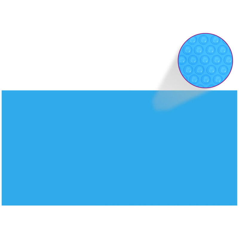 Liner vidaXL Bâche de piscine rectangulaire 450 x 220 cm PE Bleu