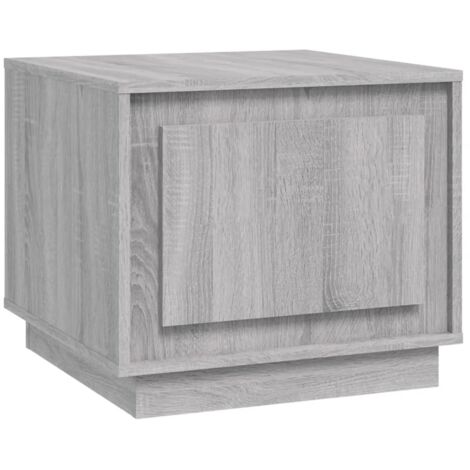 Table basse sonoma gris 51x50x44 bois d'ingénierie (1/5)