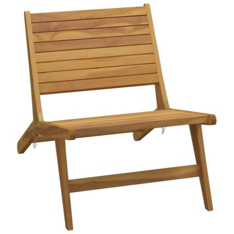 Chaise de jardin Bois de teck solide (1/5)