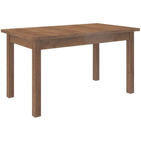 Table extensible 140-180cm en bois marron Komba (1/3)