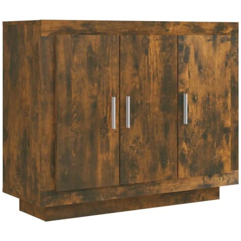 Buffet Chêne fumé 92x35x75 Bois d'ingénierie (1/5)