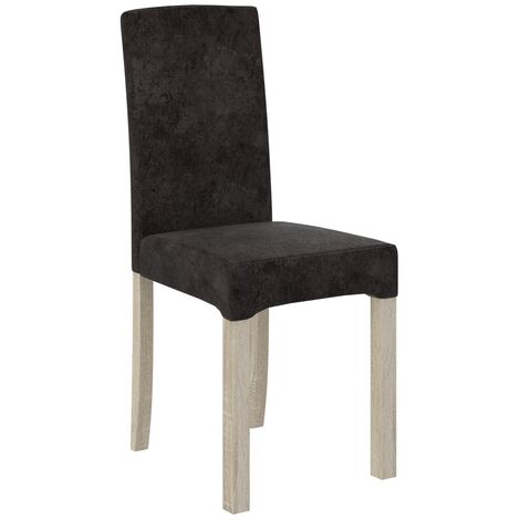 Chaise bois clair sonoma et tissu au choix Zakria-Tissu 27133 (1/5)