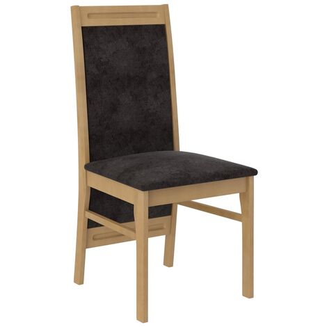 Chaise en bois de hêtre naturel et tissu Komba-Tissu 27133 (1/4)