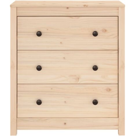 Buffet 70x35x80 Bois massif de pin 2 (1/5)
