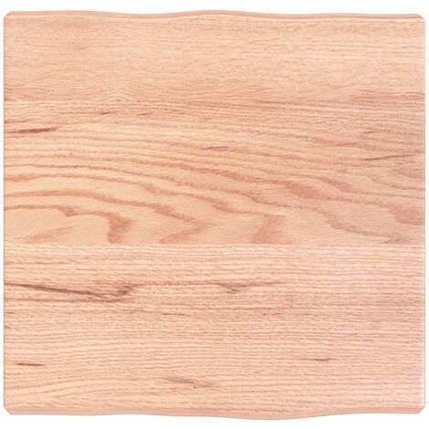 Dessus de bureau marron clair 40x40x4 bois chêne traité (1/4)