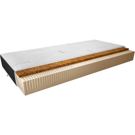 Matelas ferme 12cm en latex Diva - Soulagement optimal des maux de dos-160x200 (1/2)