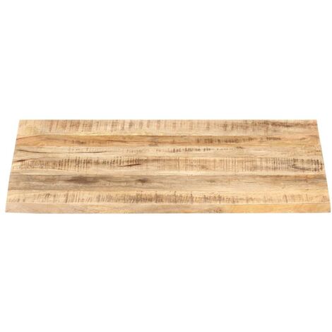 Dessus de table Bois de manguier solide 25-27 mm 90x70 cm (1/5)