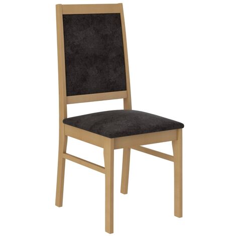 Chaise bois de hêtre et tissu Klarika-Tissu 27101 (1/4)