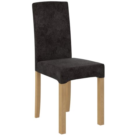 Chaise bois de hêtre clair et tissu au choix Zakria-Tissu 27110 (1/5)