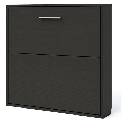 Lit escamotable horizontal 80x180 Klika-Coffrage Gris anthracite-Façade Gris anthracite (1/5)