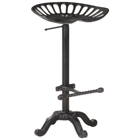 Tabouret de bar Noir Fonte (1/5)