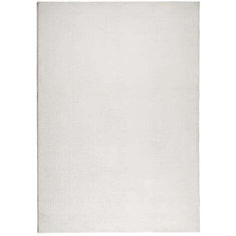 Tapis IZA poils courts style scandinave crème 140x200 (1/5)