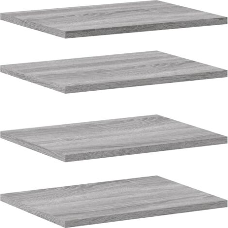 Étagères murales 4 pcs sonoma gris 40x30x1,5 bois ingénierie (1/5)