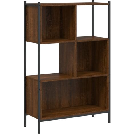 Bibliothèque chêne marron 72x28x109 bois d'ingénierie (1/5)