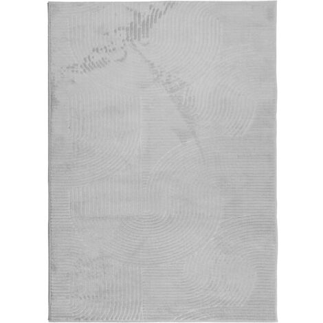 Tapis IZA poils courts style scandinave gris 240x340 (1/5)