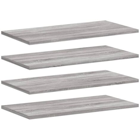 Étagères murales 4 pcs sonoma gris 60x20x1,5 bois ingénierie (1/5)