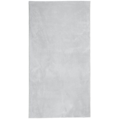 Tapis HUARTE à poils courts doux et lavable gris 80x150 (1/5)