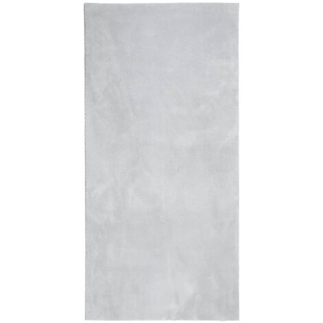 Tapis HUARTE à poils courts doux et lavable gris 100x200 (1/5)