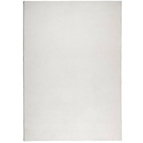 Tapis IZA poils courts style scandinave crème 120x170 (1/5)