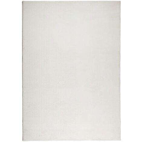 Tapis IZA poils courts style scandinave crème 160x230 (1/5)