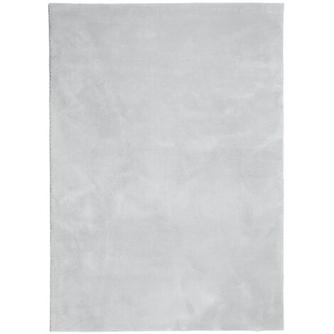 Tapis HUARTE à poils courts doux et lavable gris 240x340 (1/5)