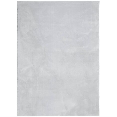 Tapis HUARTE à poils courts doux et lavable gris 160x230 (1/5)